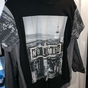 Black and white t-shirt